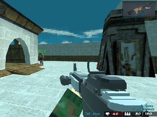 Pixel Arena 3D Block Battle Arcade
