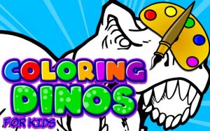 Coloring Dinosaurs for Kids - Painting & Drawing Game - Ludoryx free online game
