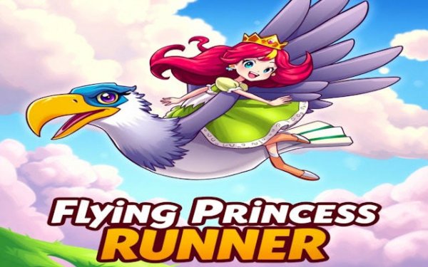 Flying Princess Runner Adventure