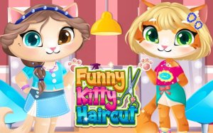 Funny Kitty Haircut Salon Online Game - Ludoryx free online game
