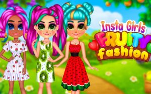 Insta Girls Fruity Fashion Party Dress Up Game Online - Ludoryx free online game