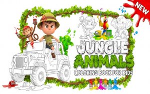 Jungle Animals Coloring Book - Free Kids Online Coloring Game - Ludoryx free online game