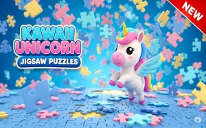 Kawaii Unicorn Jigsaw Puzzles Online Game - Ludoryx free online game