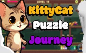 KittyCat Puzzle Journey: Size Shifter Adventure Online Game - Ludoryx free online game