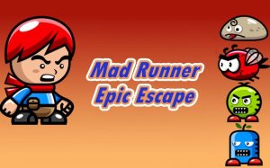 Mad Runner Epic Escape - 2D Platformer Online Game - Ludoryx free online game