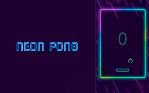 Neon Pong Arcade Challenge