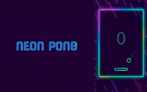 Neon Pong Arcade Challenge