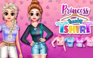 Princess Trendy T-shirt Fashion Dress Up Online Game - Ludoryx free online game