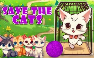 Save the Cats - Yarn Ball Puzzle Online Game - Ludoryx free online game