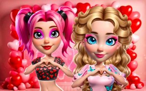 Vibrant Hearts Glamour vs Punk Fashion Game Online - Ludoryx free online game