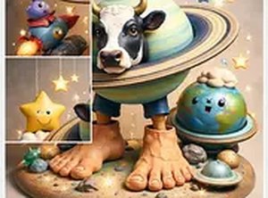 Happy Square Picture Puzzle
